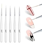 GAOY 5 Pcs Nail Art Liner Brushes, Thin French Liner, Nail Design Tools for Nail Detail Painting,...