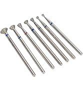 Sealing Cuticle Nail Drill Bit Ceramic Bits Set 7pcs 3/32 inch Diamond Carbide Electric Grinding ...