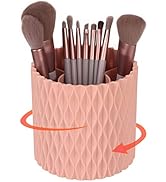 HSSPANFN Makeup Brush Holder Organizer -360° Rotating Multi-Functional Pen Holder for Desk,Multi-...