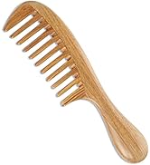 Onedor Handmade 100% Natural Green Sandalwood Hair Combs - Anti-Static Sandalwood Scent Natural H...