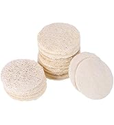Frcolor 50 Pcs Loofah Face Pads Exfoliating Loofah Sponges Makeup Remover Reusable Soft Facial Sk...