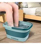 Udefineit Foot Bath Basin, Foldable & Portable Foot Soak Tub with Massage Acupoint for Foot Spa B...