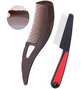 Dandruff Comb, Stainless Steel Fine Tooth Comb, Scalp Psoriasis Comb, Dandruff Remover Comb Scalp...