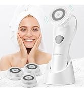 TOUCHBeauty Facial Cleansing Brush with 6° Oscillating Cleansing Technology 2 Speed Setting Brush...