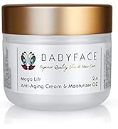 Babyface MEGA LIFT CREME All-In-One Daytime/Nighttime Moisturizer - Peptides, Vitamin C, AHA's, C...