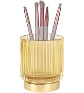Makeup Brush Holder Organizer-Pen Holder,Crystal Cosmetic Pencil Cup Desk Organizer Makeup Brushe...