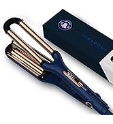MIRACOMB Ion Titanium Deep Waver Smart Crimping Iron Hair Crimper, Digital Heat Settings, Auto Of...