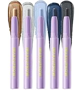 imakeupnow 5PCS Eyeshadow Stick Set Metallic Shimmer Matte Cream Eye Shadow Eyeliner Brightener P...