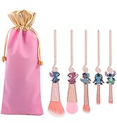Anime Stitch Makeup Brushes Set - Interstellar Baby Makeup Brushes, Premium Synthetic Foundation ...