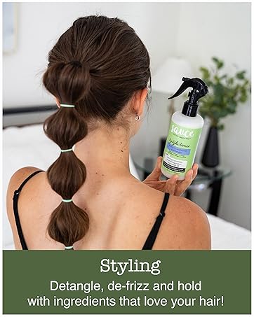 sauce beauty styling detangle de-frizz and hold with ingredients love your hair tamer
