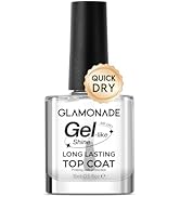 Top Coat Nail Polish Clear: Quick Dry Nail Polish No Chip High Shine Long Lasting Glossy Fast Air...