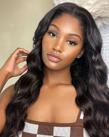 glueless 360 human hair hd lace front body wave wigs pre plucked