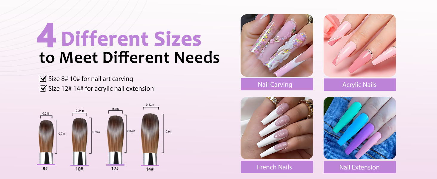 acrylic nail brush