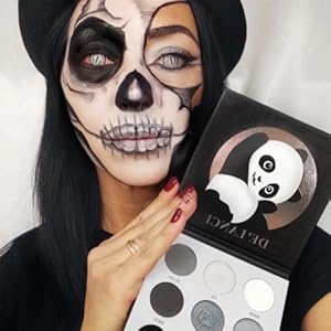 Gray Eyeshadow Palette Smokey Eye Eyeshadow Palette, for SFX Goth Look Halloween Makeup Palette