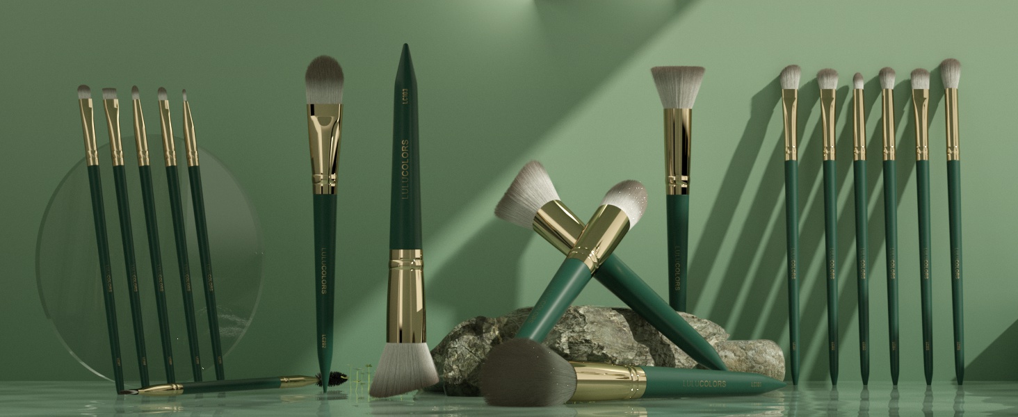 18 pcs Tail Wood Brush Series