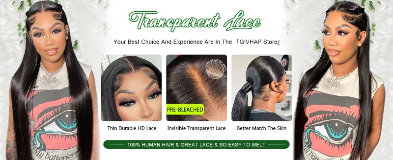 Straight Lace Front Wigs Human Hair