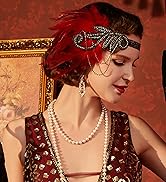 BABEYOND 1920s Flapper Accessories Gatsby Costume Accessories Set 20s Flapper Headband Pearl Neck...