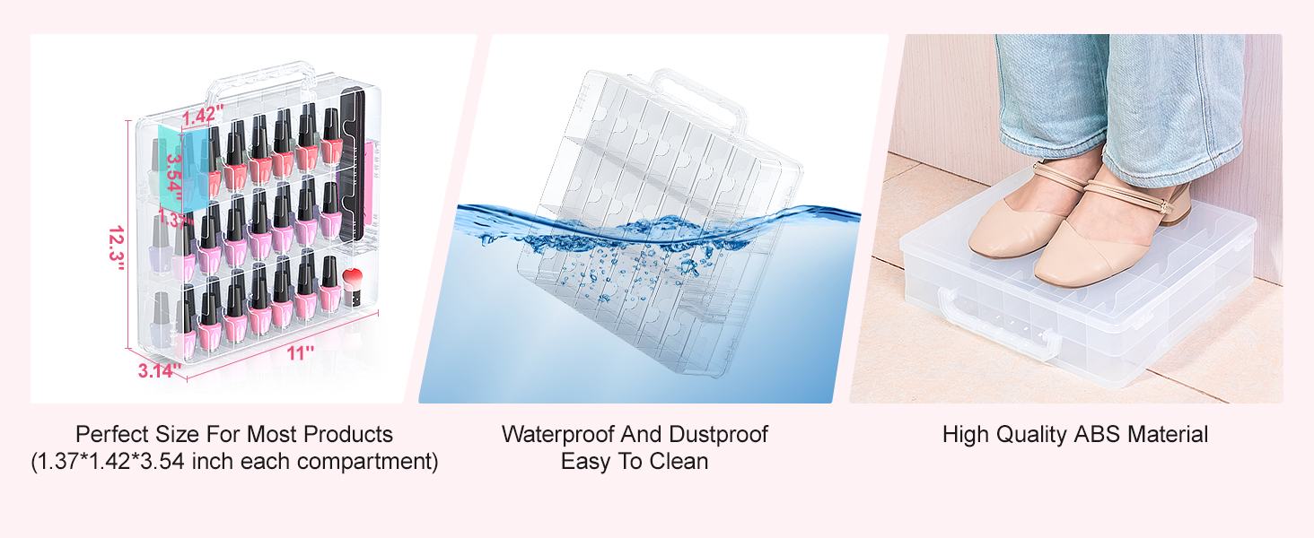 nail organizers and storage