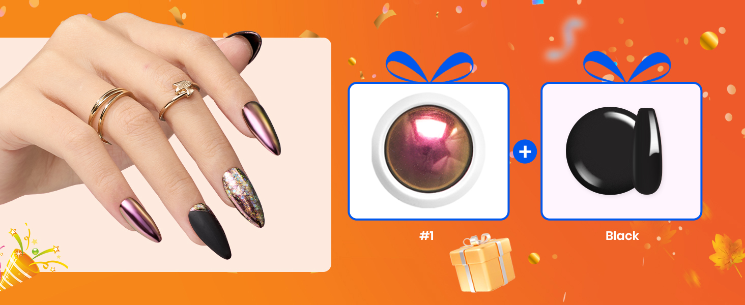 Beetles Chrome Nail