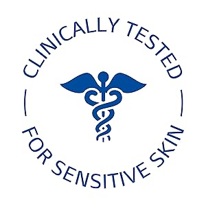 Clinically tested for sensitive skin