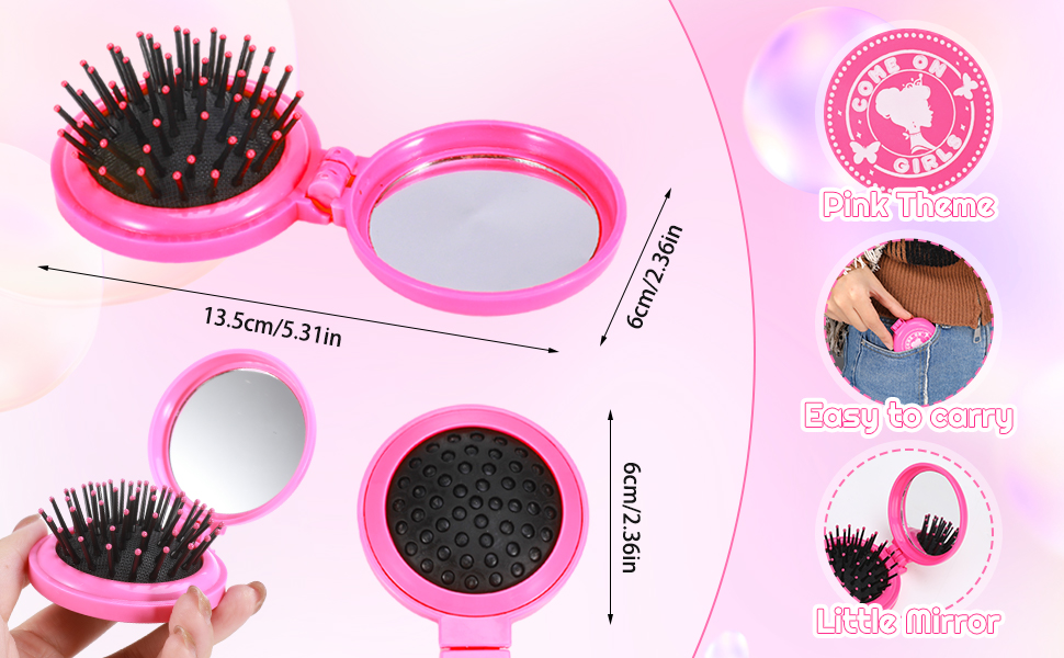 mini size hair brush