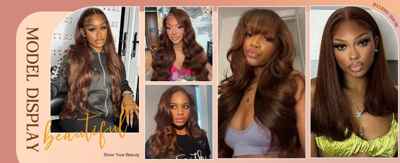light brown human hair wig