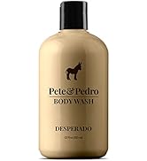 Pete & Pedro DESPERADO BODY WASH For Men - Rum & Tobacco Scented Moisturizing Men's Shower Bodywa...