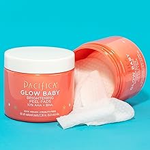 glow baby brightening pads, clean brightening pads