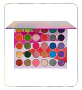 Juvia's Place Culture Eyeshadow Palette, 30 West African Inspired Bold Shades - Yellow, Greens, P...