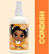 CurlyBaby Curly Detangling Condish - Gentle Spray Conditioner for Babies & Kids, Detangles, Moist...