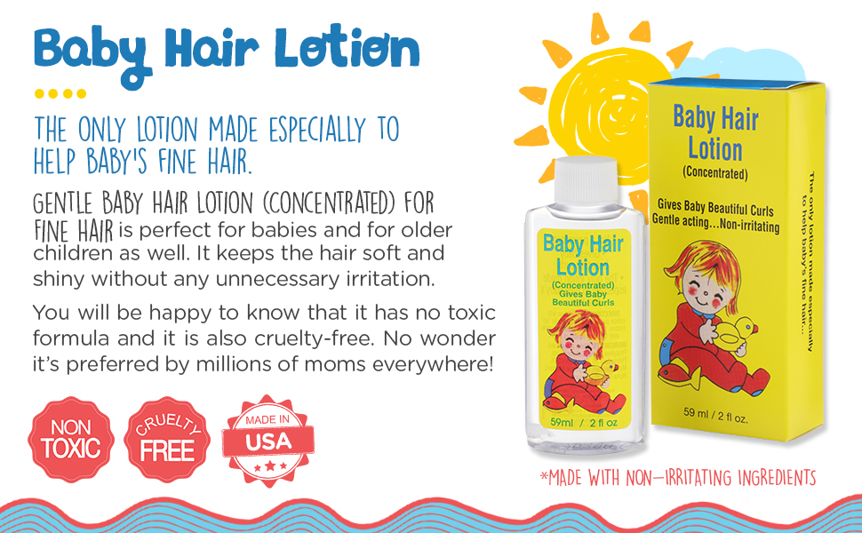 Gentle Baby Hair Lotion (Concentrated) for Baby's Fin