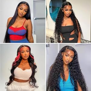 deep wave human hair wigs