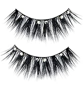 Gerard Cosmetics Glow Up Crystal Eyelashes - Full and Flirty Style - Can Be Worn Up To 15 Plus Ti...