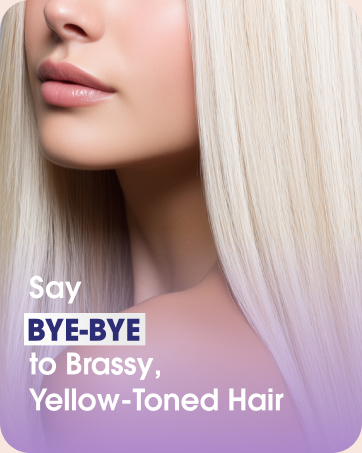 brassy yellow hair