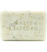 Pete & Pedro FRESH Body Bar – Eucalyptus Mint Scented Natural Moisturizing Men's Body Bar | Exfol...