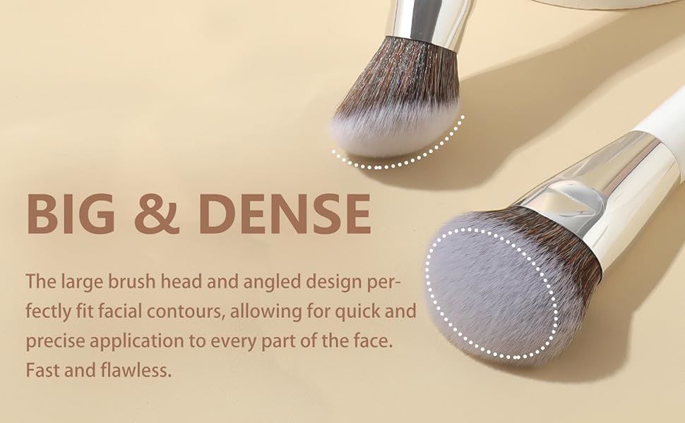 big soft foundation makeup base brush face make up