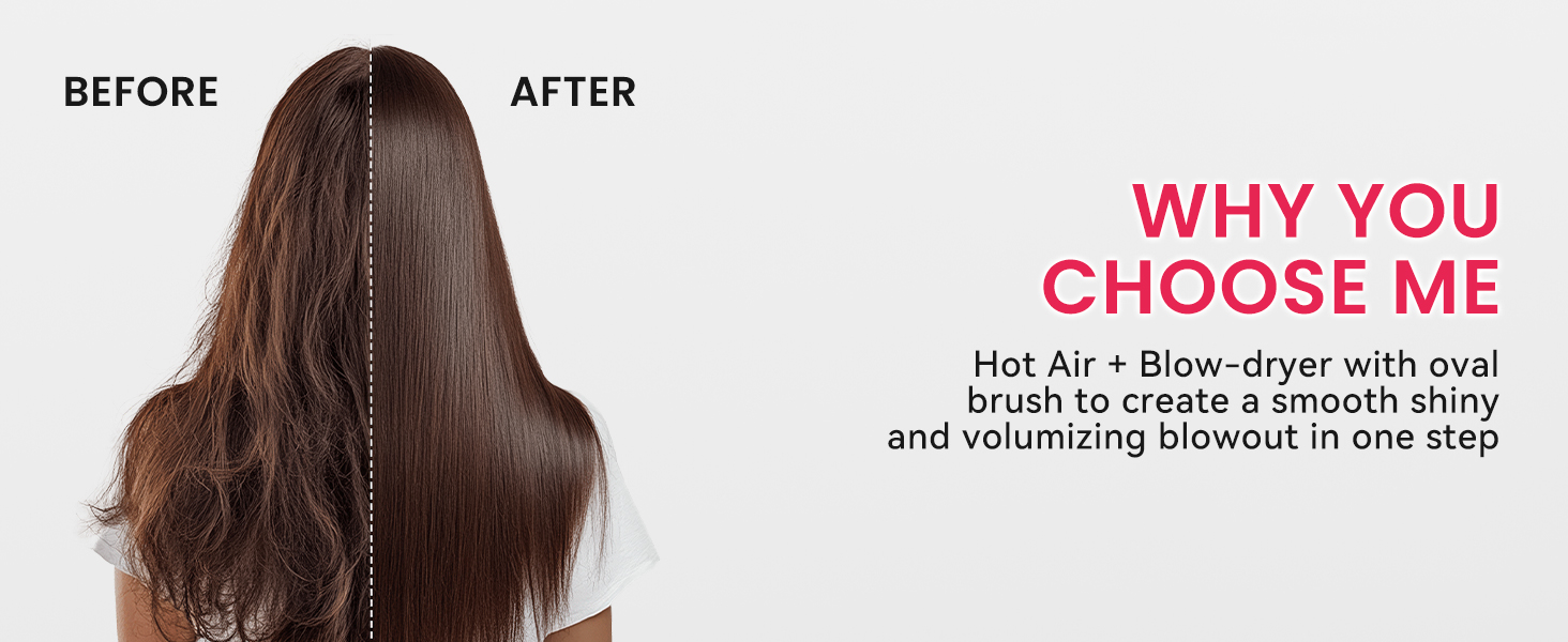 hot air blowout hair blow out dry dryer brush volumizer blow dryer