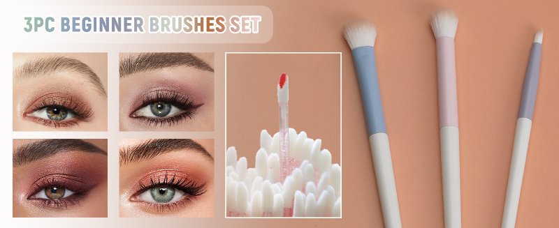 3 pcs eye brush set
