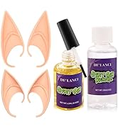 Spirit Gum Adhesive And Remover Elf Ears Halloween Costumes, Fairy Ears Adult Women Kids Hallowee...