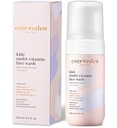 Evereden Kids Face Wash: Cool Peach, 3.4 fl oz. | Plant Based and Natural Kids Skin Care | Non-to...