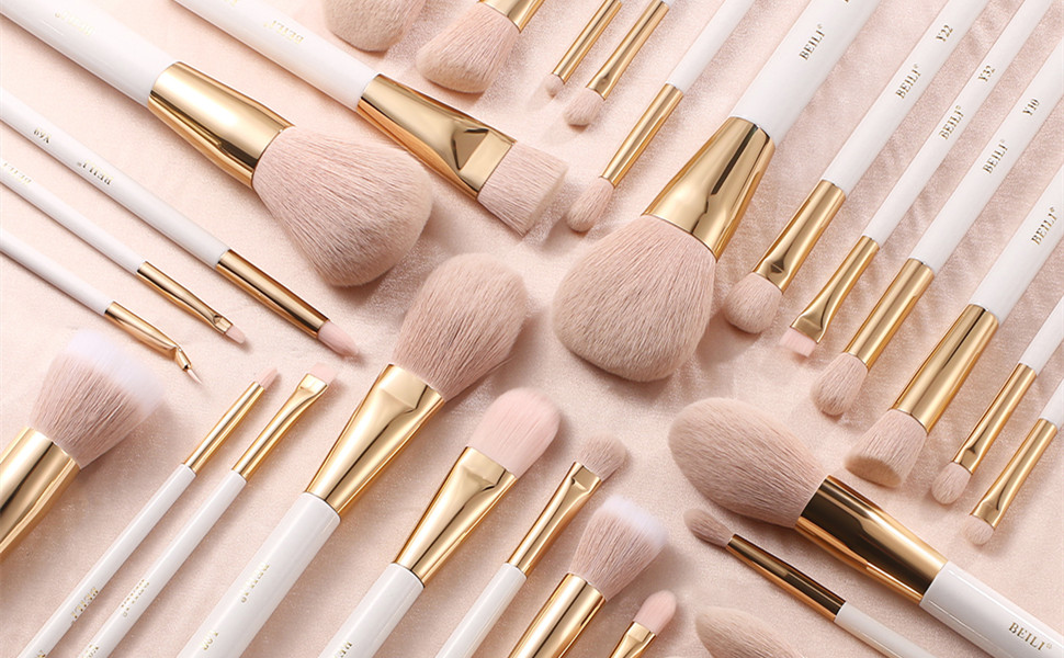 BEILI Makeup Brushes 30Pcs Professional Makeup Brush Set