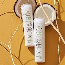Naissant Deep Hidration Shampoo Coconut Hair Conditioner Mask Head Repair Damage Moisturizing