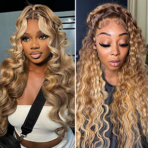 highlight ombre wig