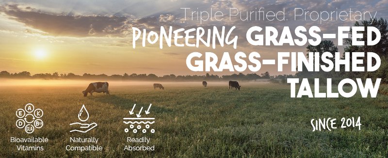Grassfed tallow skin care