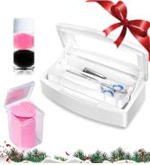 Sterilizer for Nail Tools, Sterilization Tray for Tweezers with Eyelash Tweezers Cleaner