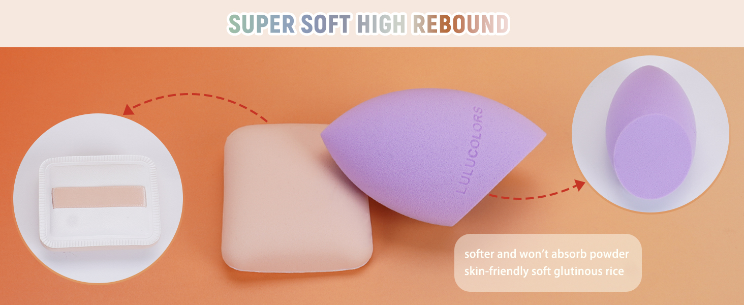 18 pcs set with makeup sponge