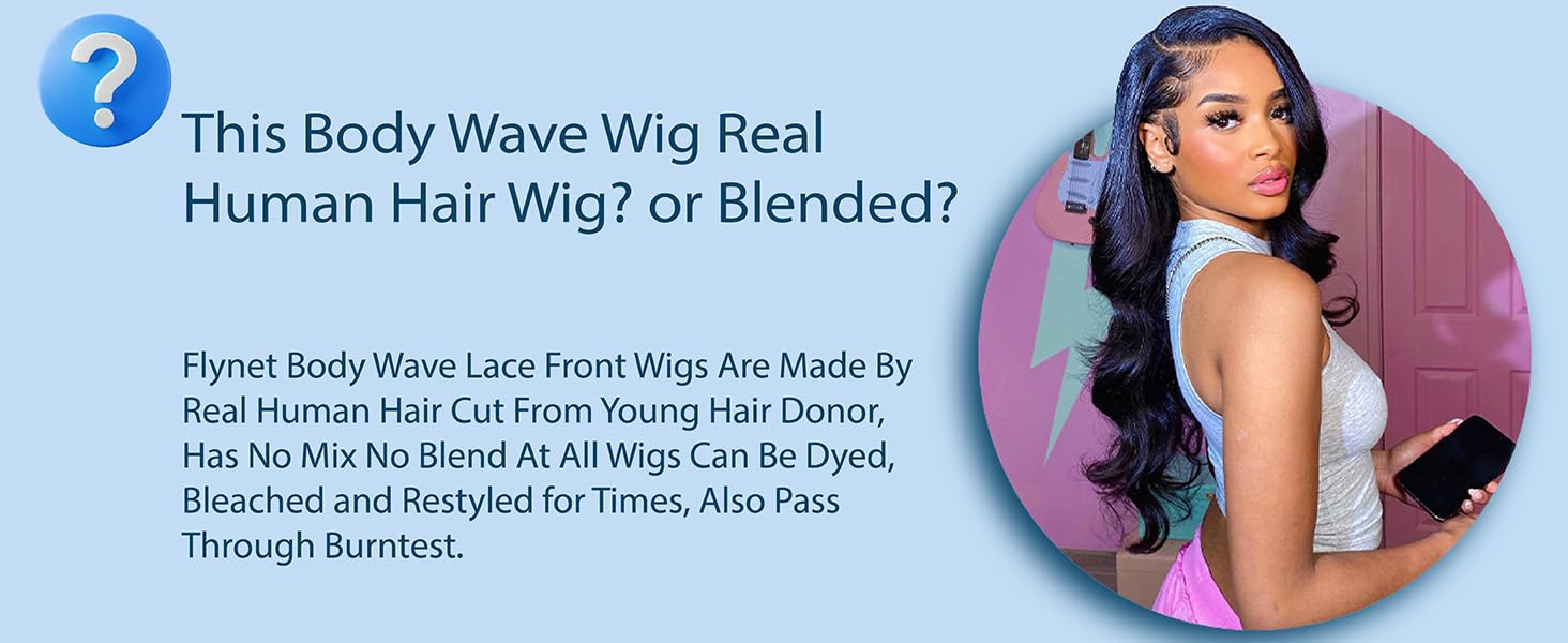 13x6 Body Wave Lace Front Wigs Human Hair