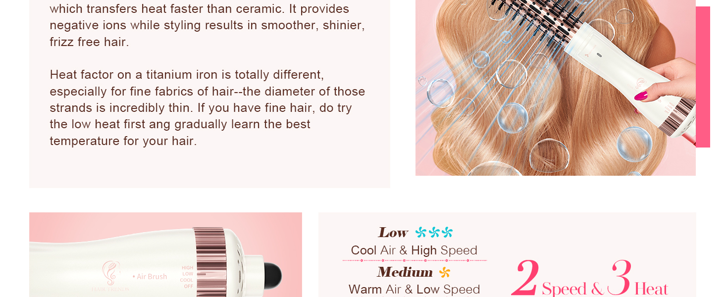 double voltage hair dryer brush