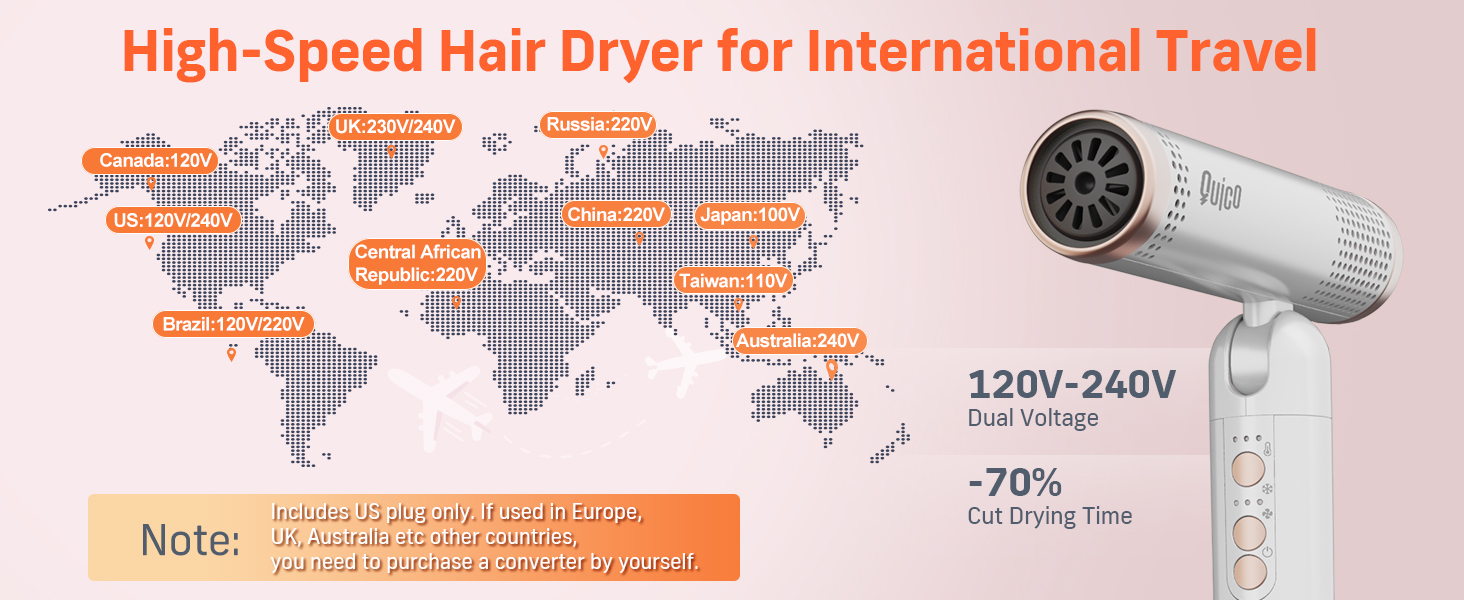 travel hair dryer