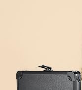 Makeup Case with Magnetic Lighted Mirror Cosmetic Train Box Detachable LED Mirror Adjustable Brig...